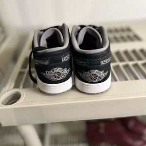 Jordan Black and White Sneakers